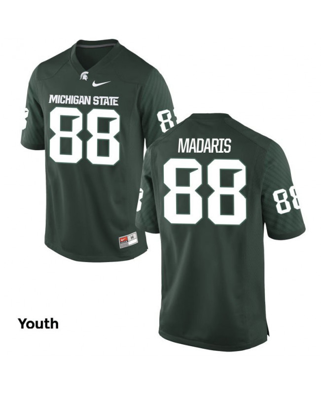 Youth Michigan State Spartans #88 Monty Madaris NCAA Nike Authentic Green College Stitched Football Jersey QG41B65YB